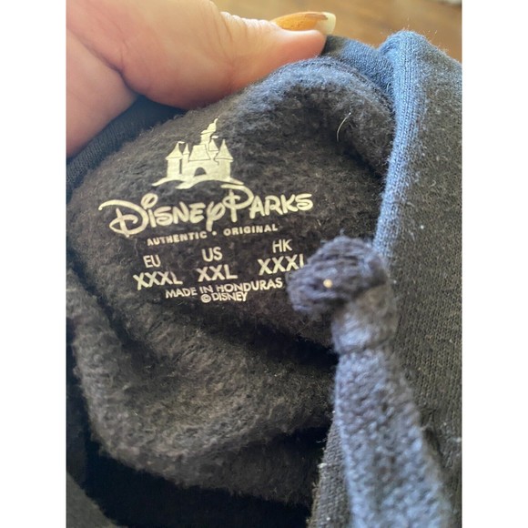 Disney Parks XXL Black Minnie Mouse Hoodie Sweatshirt 2X Hooded Cute! - Picture 7 of 9